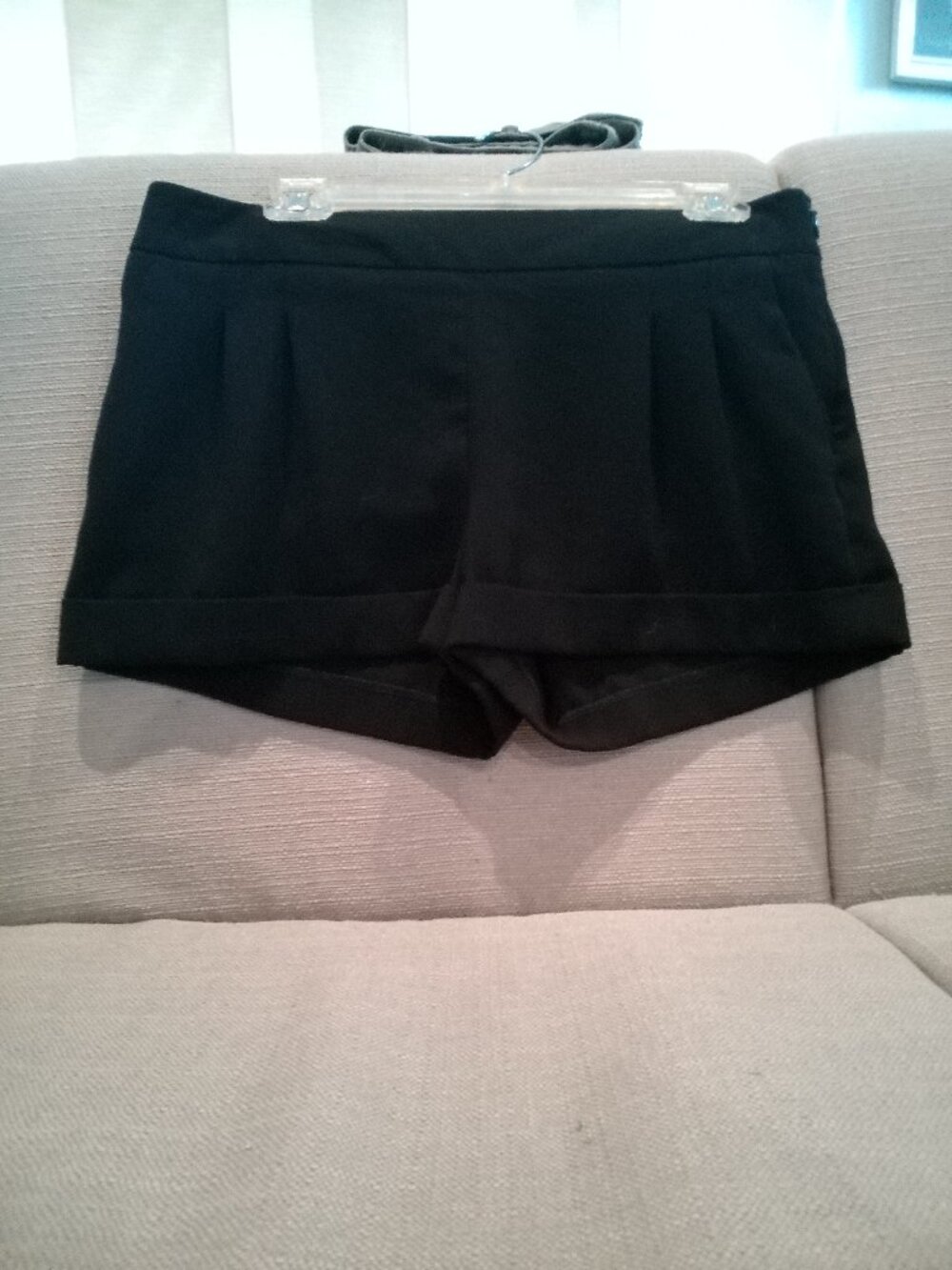 (329) Express black dress shorts